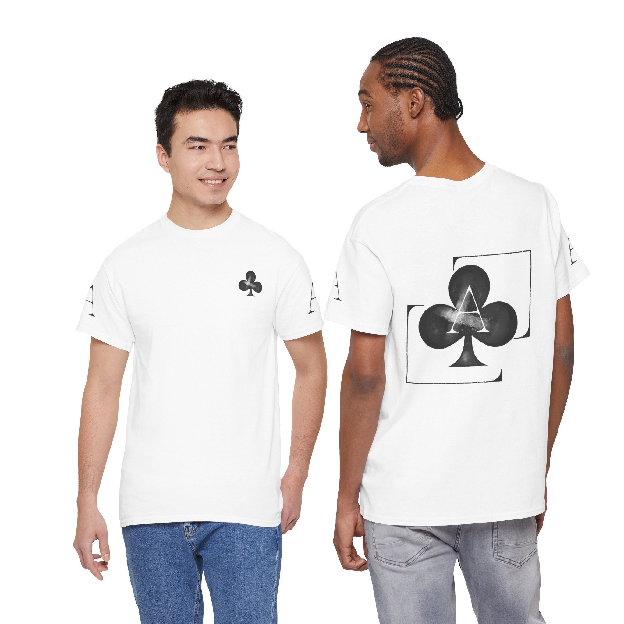 White Ace of Clubs Tee