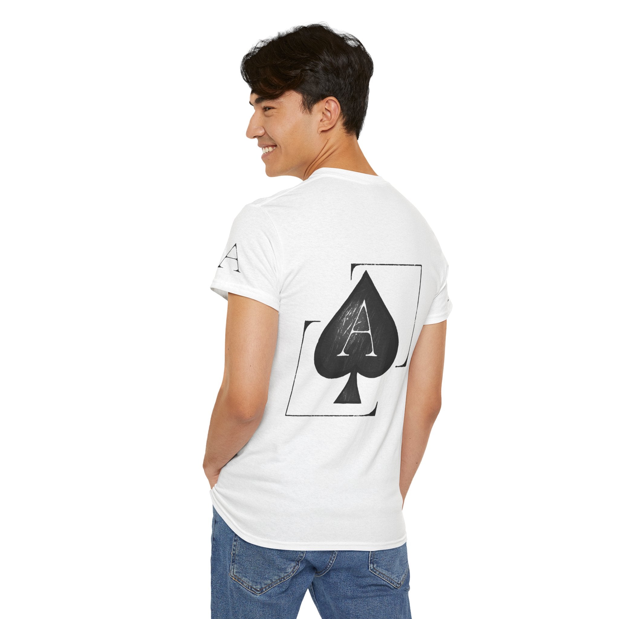 White Ace of Spades Tee