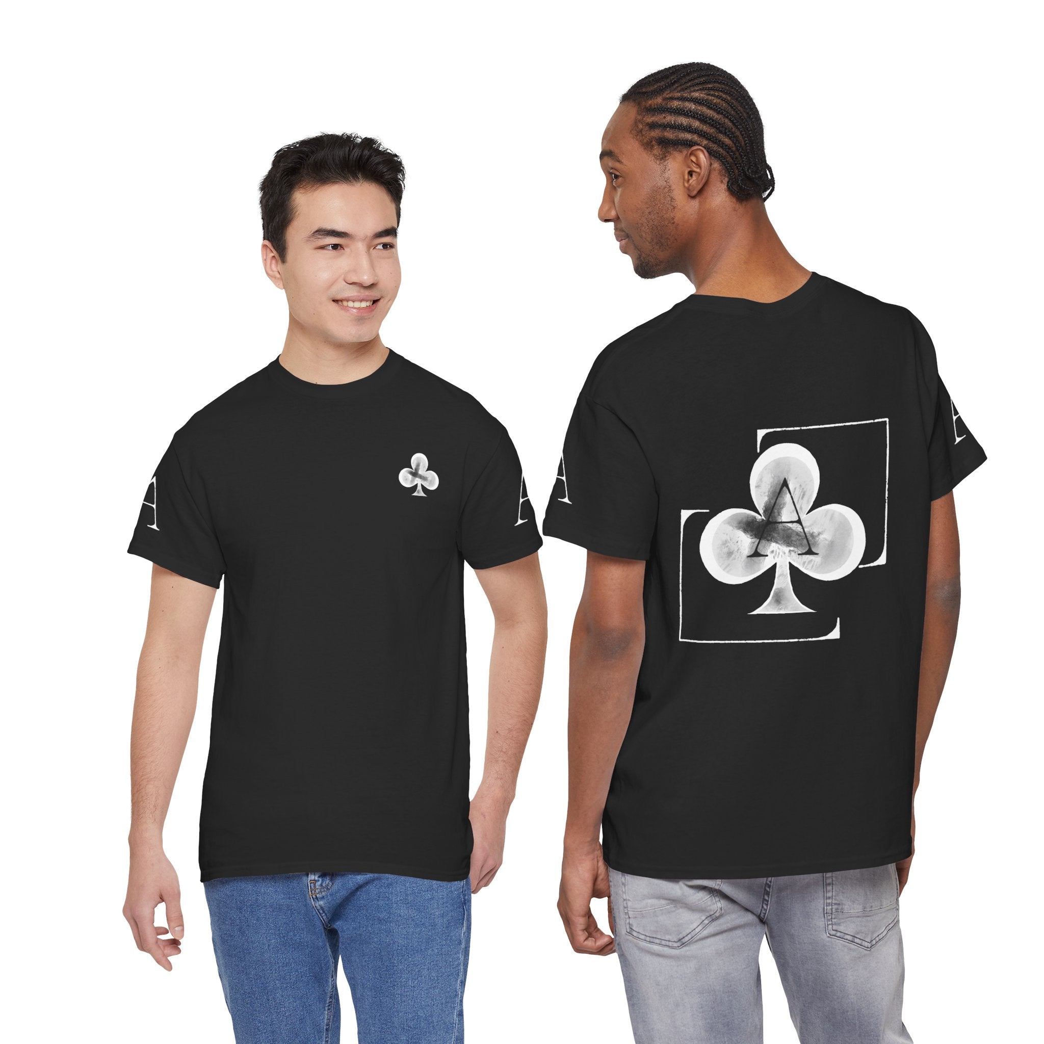Black Ace of Clubs Tee