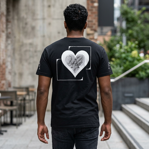 Black Ace of Hearts Tee