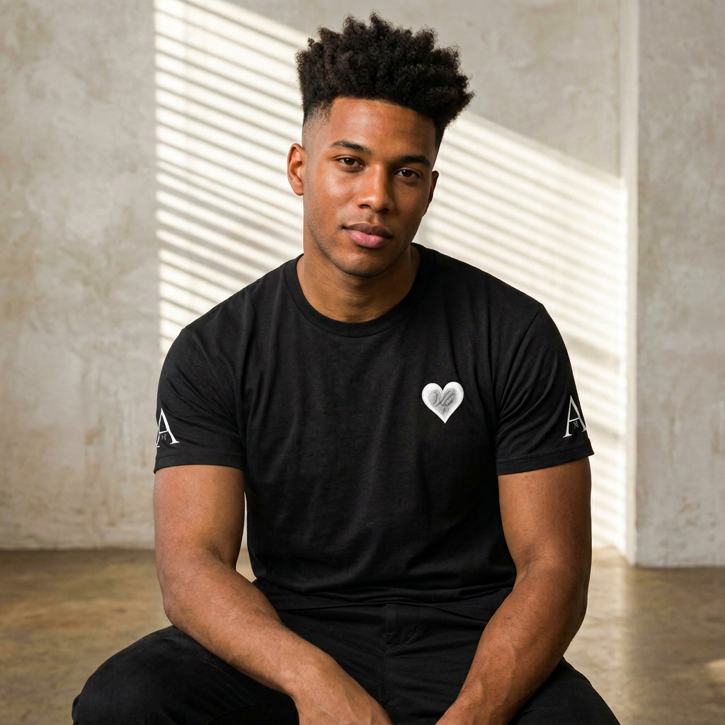 Black Ace of Hearts Tee