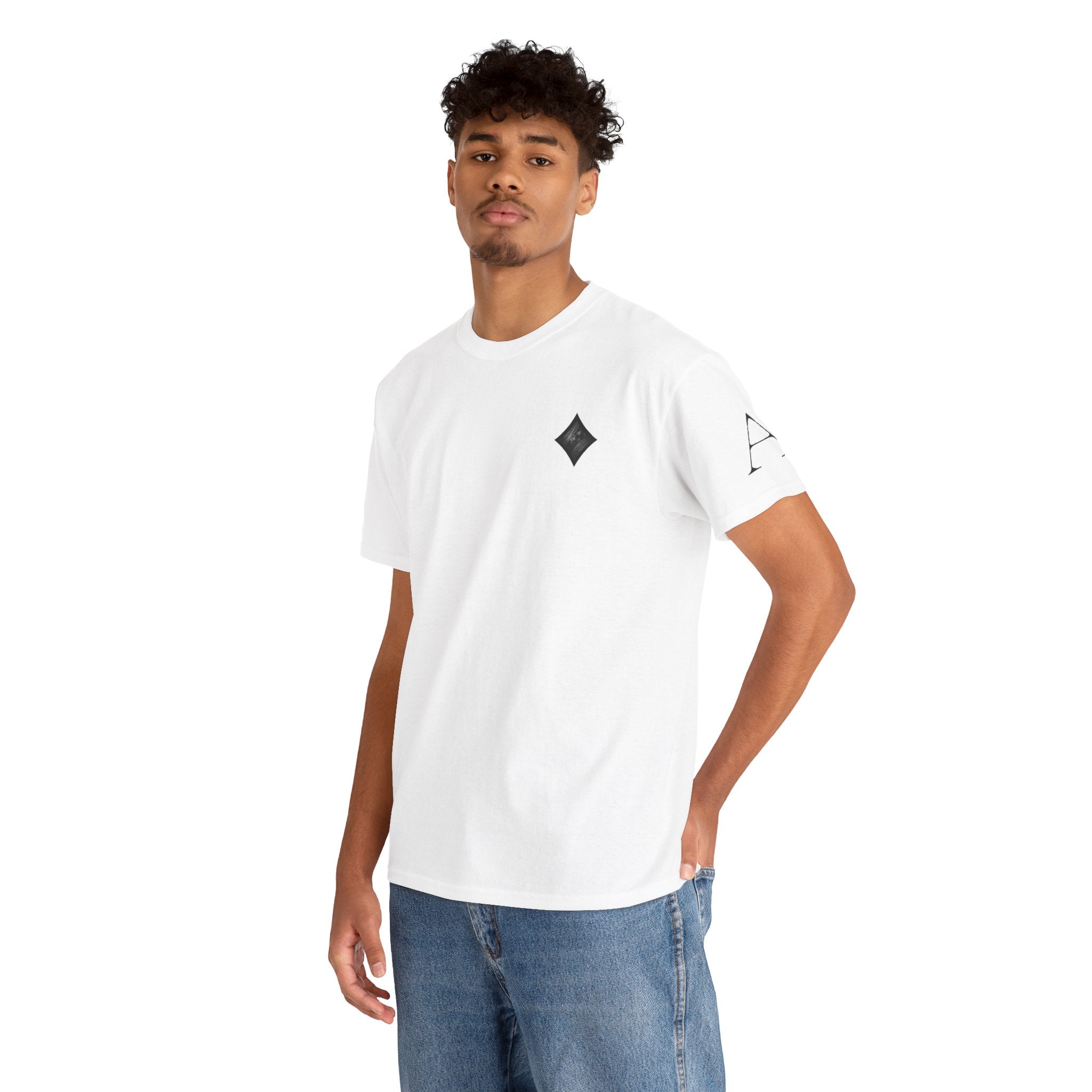 White Ace of Diamonds Tee